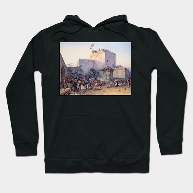 Leander Russ The Storming of Acre Hoodie by pdpress